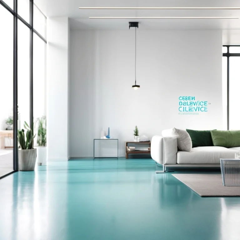 Handy mit Cleappnex App und Reinigungsszene